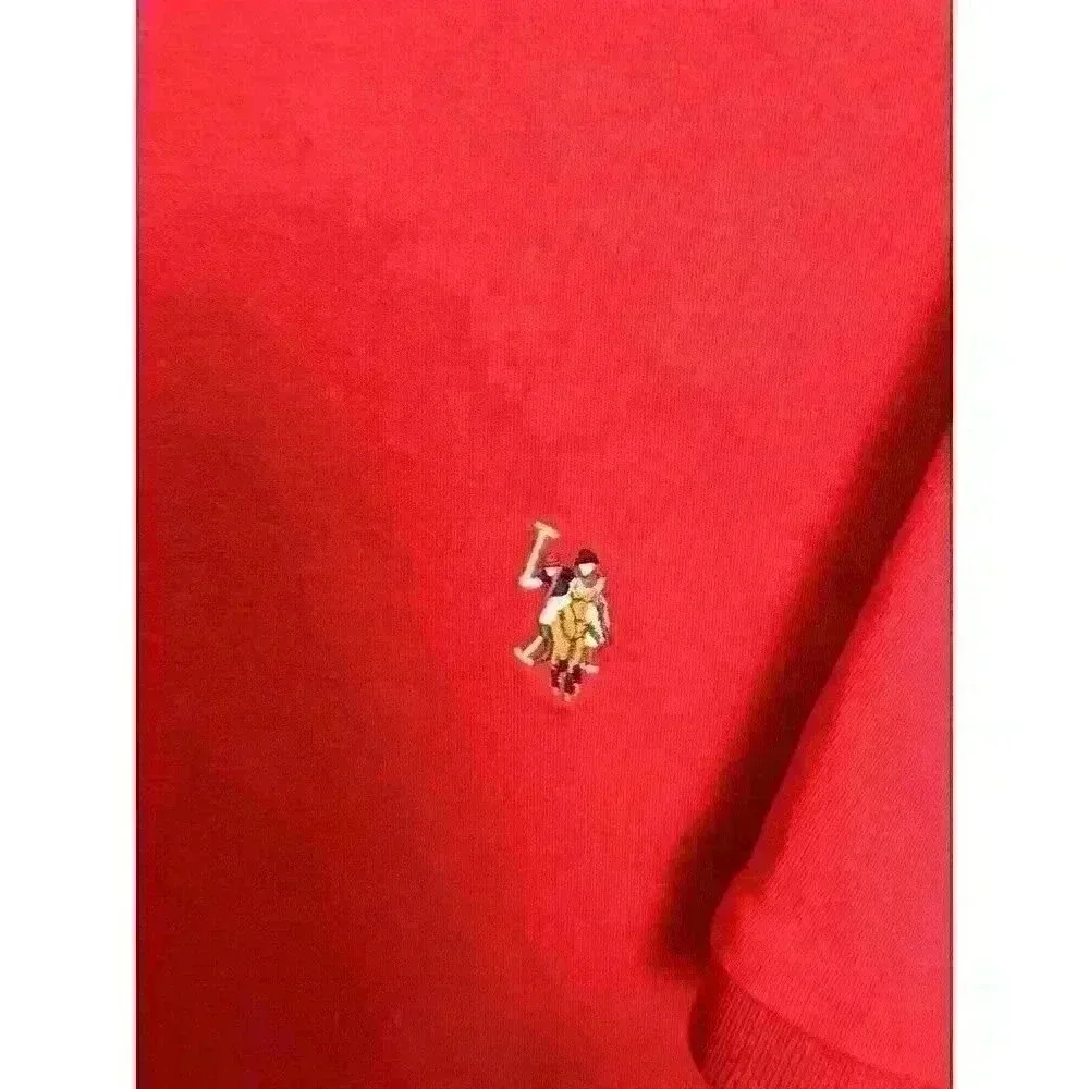 Us Polo Assn Luxury Feel Stretch Soft Men's XXL Red Flesh Pony‎ 100% Cotton EUC